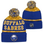 Outerstuff Dětská zimní čepice Buffalo Sabres NHL Puck Pattern Cuffed Pom