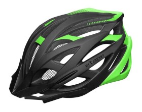 Cyklistická přilba na kolo ETAPE MAGNUM, černá/zelená mat