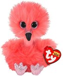 BEANIE BOOS FRANNY, 15 cm - plameňák