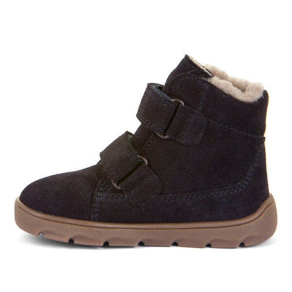 Chlapecké zimní barefoot boty ZERU TEX FURRY Dark blue, Froddo, G2110149, tmavě modrá - 28