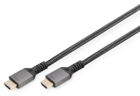 Digitus HDMI 2.1 / Kabel / 3 m / pozlacené konektory / hliníkové pouzdro / podpora 8K/60Hz (DB-330200-030-S)