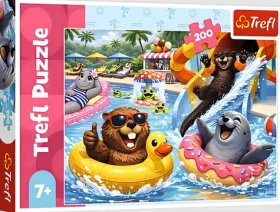 TREFL Puzzle Bobři v bazénu