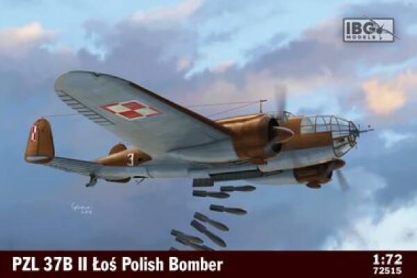 Models IBG PZL.37 B II Los Polish Medium Bomber 72515 1:72