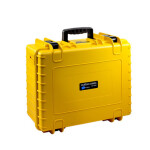 B&W Outdoor Case Type 6000 yellow, padded 6000/Y/RPD