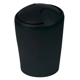 Spirella MOVE výklopný odpadkový koš 2 L černý / plast (7610583149541)