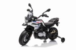 Mamido Dětská elektrická motorka BMW F850 GS bílá