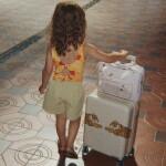 Konges Sløjd Kreativní potřeby pro děti v cestovní tašce Lemon, multi barva, textil