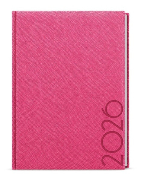 Denní diář 2026 David Tora A5 růžová