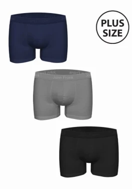 Pánské boxerky John Frank JF3BMODNAPLS100 3PACK