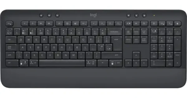 Logitech Signature K650 Graphite / Bezdrátová klávesnice / BT / 2,4 GHz / UK Layout (920-010918)