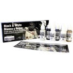 Vallejo Model Color Set 70151 Black and White by Angel Giraldez 8x17 ml