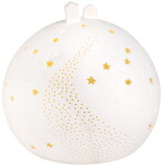 Räder Porcelánový LED svícen Ball, bílá barva, porcelán
