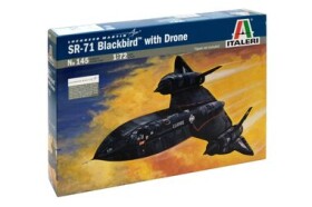 Italeri Model Kit Lockheed SR bird s dronem 0145 71 černá 1:72