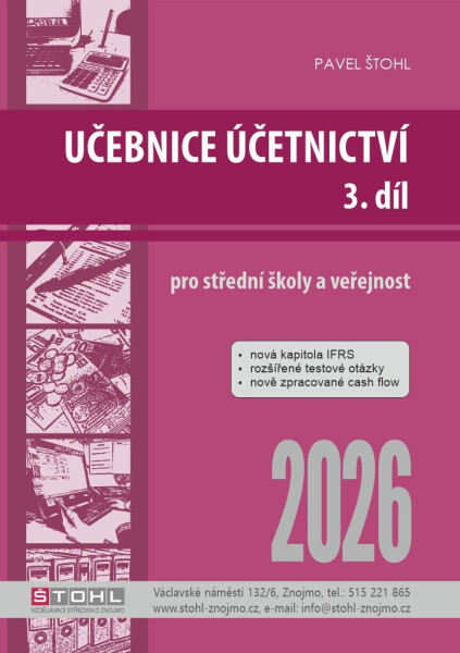 Učebnice Účetnictví III. díl 2026 - Pavel Štohl