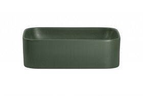 COMAD - Umyvadlo na desku KAMA 50, zelená mat 5907611655252