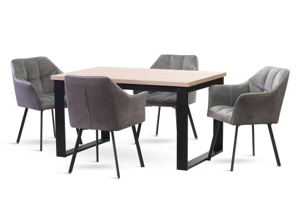 STIMA Jídelní stůl 970 ROZMĚR: (š/h/v/r) 120 x 80 x 77 cm (+40 cm rozklad)