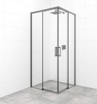 Sprchový kout čtverec 80x80 cm SAT TEX BB SATTEXQBB80CT SATTEXQBB80CT
