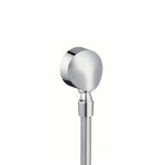 HANSGROHE - Kolínka Připojení hadice Fixfit E se zpětným ventilem a kulovým kloubem, chrom 27505000