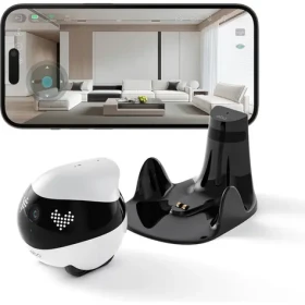 Enabot EBO Air 2 Dove Companion Robot bílá / mobilní 2K kamera / AI / Wi-Fi / 2450 mAh / micro SD (EBO AIR 2)