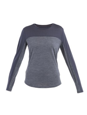 ICEBREAKER Wmns 125 Cool-Lite Sphere LS Tee CB, Graphite HTHR/Graphite/Cb (vzorek) velikost: S