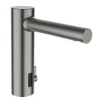 Laufen - Twintronic Elektronická umyvadlová baterie, se směšovačem, bateriové napájení, kartáčovaná ocel HF707003423060