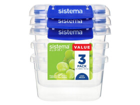 Sistema 3 krabičky na potraviny KLIP IT + 2 klipy 400 ml