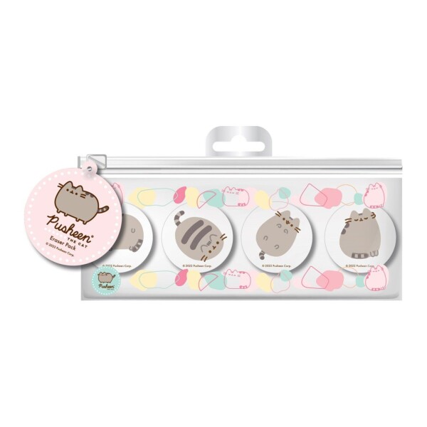 Pusheen Set gum - 4 ks - EPEE