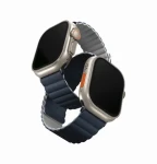 Uniq Revix Reversible Magnetic oboustraný magnetický pásek pro Apple Watch 49/45/44/42MM modro-šedá (8886463683941)
