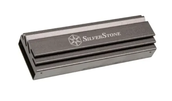 SilverStone TP04 pasivní M.2 chladič hliníkový stříbrná / M.2 SSD 2280 format (SST-TP04)