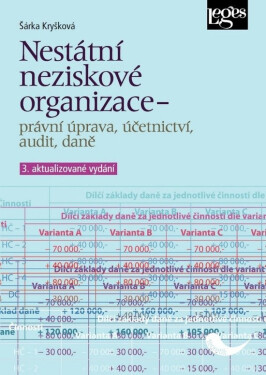 Nestátní neziskové organizace - právní úprava, účetnictví, audit, daně - Šárka Kryšková