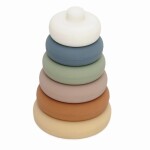 PETIT MONKEY Skládací věž Silicone Nevaeh Desert Sage, multi barva