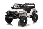 Mamido Elektrické autíčko Speed Offroad bílé | 4x45W | EVA kola | 12V 7Ah | EKO kůže
