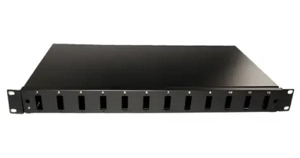 XtendLan 19" optický rozvaděč 12x SC duplex / Optický rozvaděč / 24 FO portů / Výsuvný (OR025-12-SCD)
