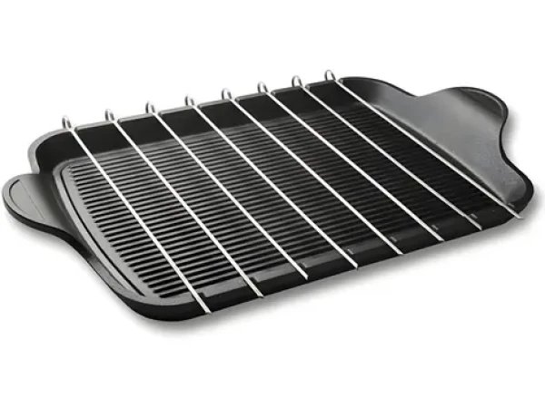 Risoli EXPLORA 47x26 cm / Grilovací pánev / Litý hliník 8 mm / Ecocast3 povrch (00123SP/47TP)