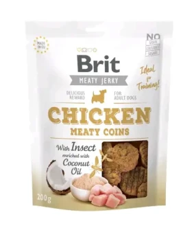 Brit Jerky Chicken with Insect Meaty Coins 200 g