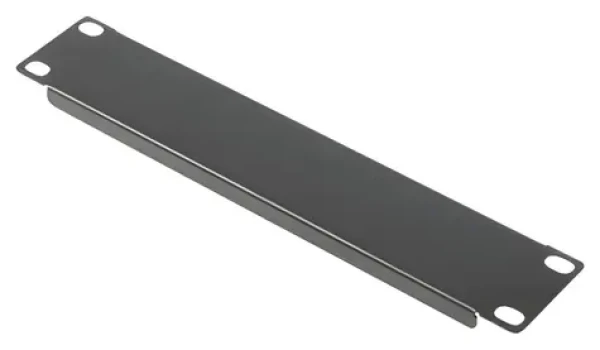 Lanberg černý / Zaslepovací panel / 1U / pro 10" rozváděč (AK-1403-B)