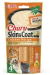 Inaba Churu Skin Coat kuře / Pamlsky pro kočky / masové pyré / 4 x 14 g (EU672)