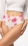Kalhotky Peony Simple Brasil Maxi bílo-červené - Julimex XXL