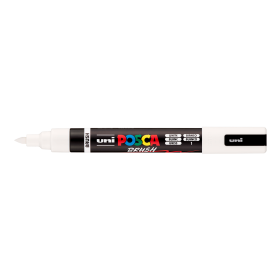 Posca popisovač PC-5BR, 1 - 4 mm, bílá (1)