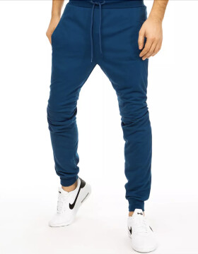 Pánské teplákové kalhoty modré Dstreet UX2880 M
