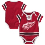 Outerstuff Dětské body Detroit Red Wings NHL Hockey Pro Creeper – Blank Velikost: 6 – 9 měsíců
