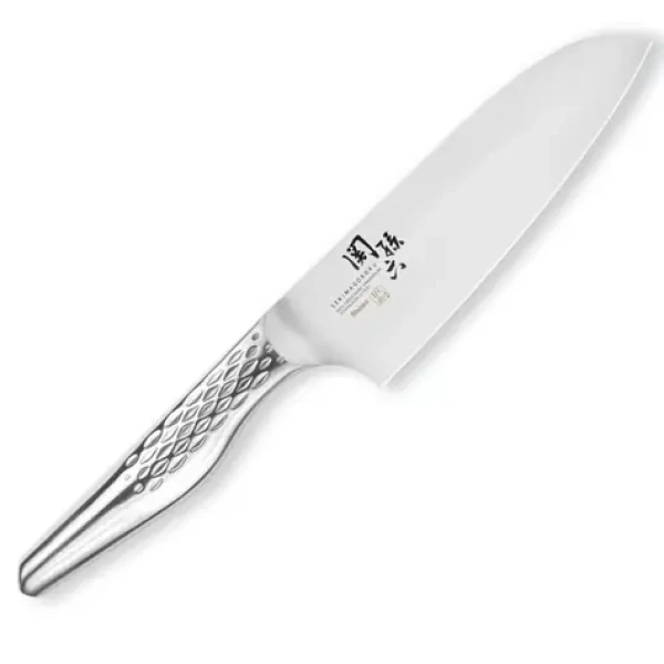 Kai SEKIMAGOROKU SHOSO 14 cm / Nůž santoku / Nerezová ocel 5CR15MoV / 56 HRC / Konvexní výbrus (AB-5162)