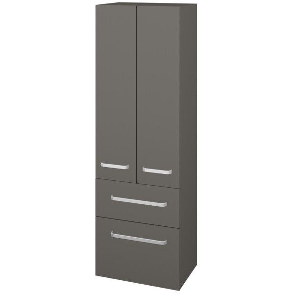 Dřevojas - Vysoká skříň DOS SVD2Z2 50 - N06 Lava / Úchytka T01 / N06 Lava 209544A