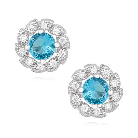 LUNICA Veselé stříbrné náušnice 0088 Ag 925; ≤1,4 g.