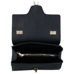 Elegantní dámská kožená kabelka do ruky Alina, černá