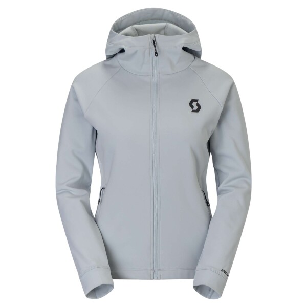 SCOTT Hoody W's Defined Warm Zip, Mist Blue (vzorek) velikost: M