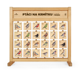 Pexeso zvukové stolní - Ptáci na krmítku