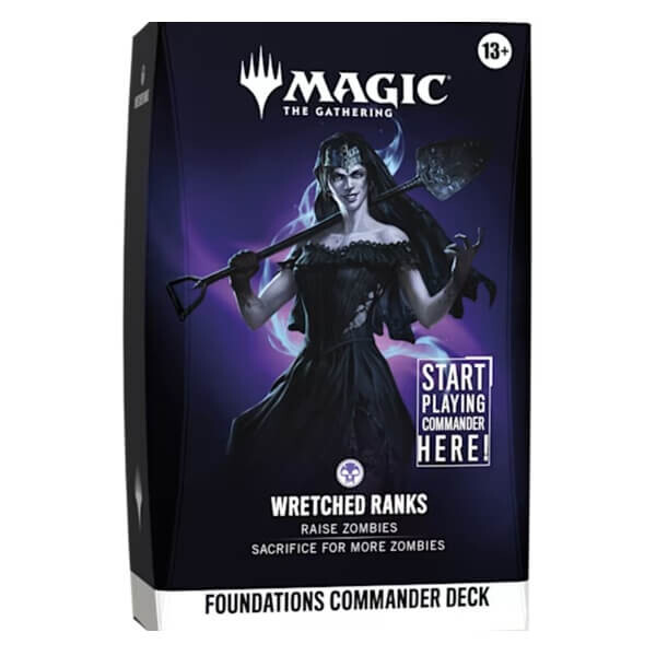 Magic The Gathering Foundations Commander Deck - Wretched Ranks