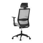 Kancelářská židle, synchronní mechanismus, šedá síťovina, KA-V3329 GREY