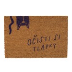 Bella Rose Rohožka z kokosových vláken Očisti si tlapky, přírodní barva